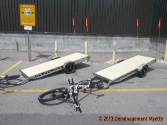 2 nouvelles remorques de 8 pieds pour un total de 10 remorques