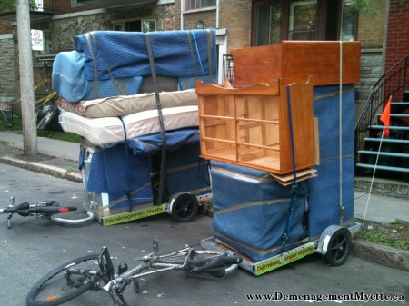 A big load, from Villeray to Rosemont in Montreal